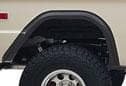 Cut rubber flares paint